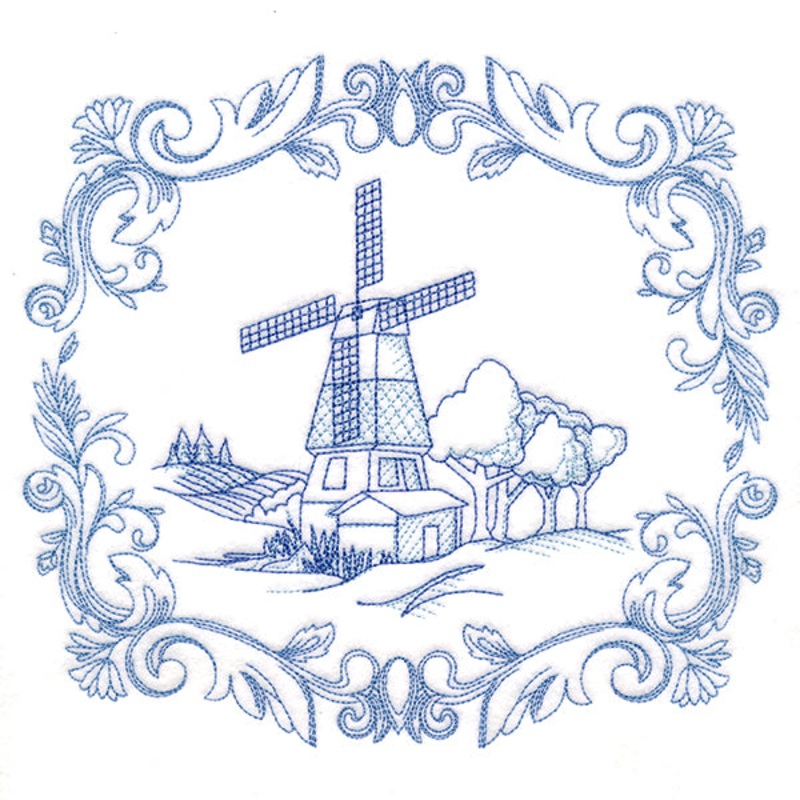 Countryside Farm Scene – Windmill