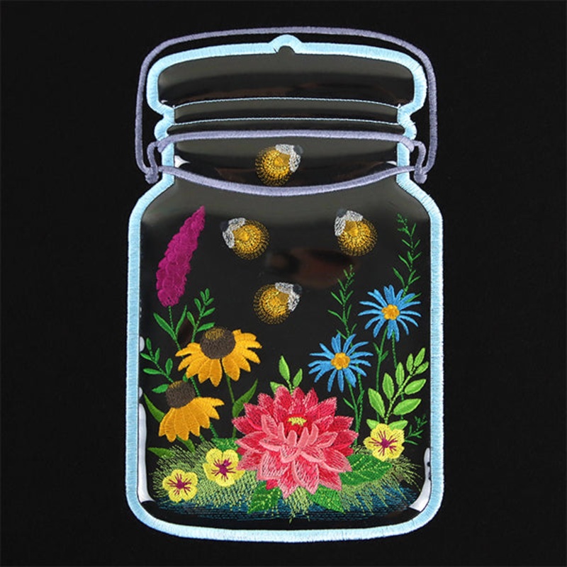 Enchanting Firefly Jar (Vinyl Applique)