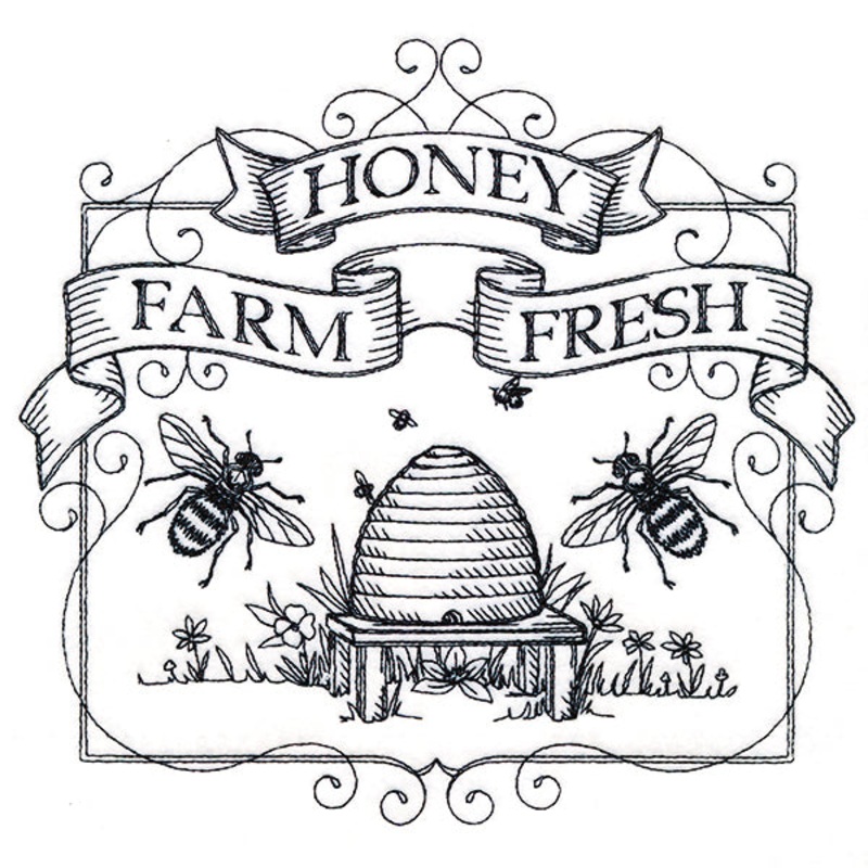 Fancy Farm Fresh Honey|6.85″ x 7.36″ / 173.99mm x 186.94mm|5.85″ x 6.29″ / 148.52mm x 159.69mm|4.85″ x 5.21″ / 123.08mm x 132.33mm|All Sizes