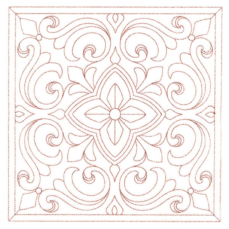 Fancy Filigree Quilting 1 (Double Run)