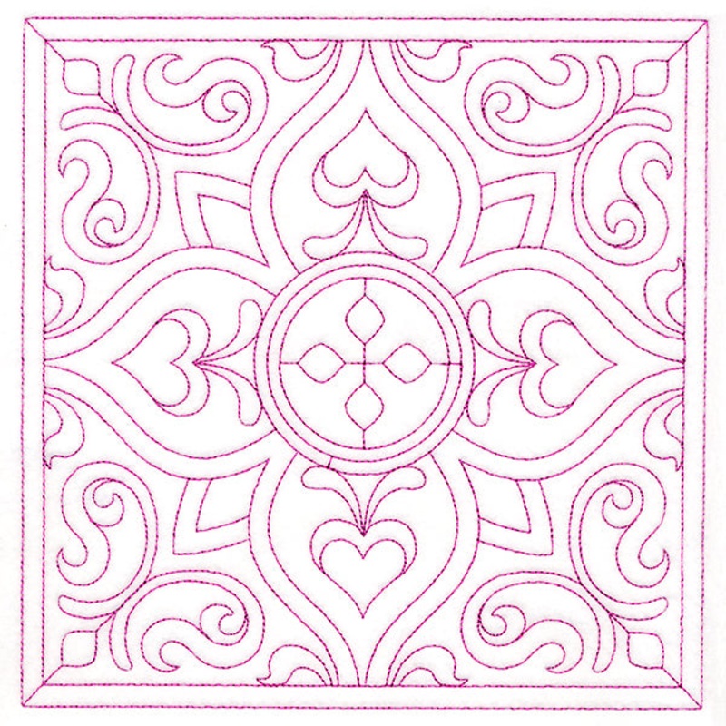 Fancy Filigree Quilting 4 (Double Run)