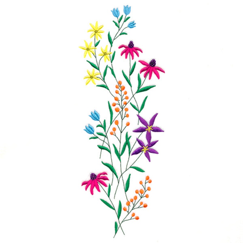 Sweet Wildflower Bouquet|11.75″ x 4.39″ / 298.52mm x 111.58mm|9.4″ x 3.52″ / 238.83mm x 89.31mm|7.8″ x 2.92″ / 198.19mm x 74.14mm|6.85″ x 2.56″ / 174.06mm x 65.13mm|All Sizes
