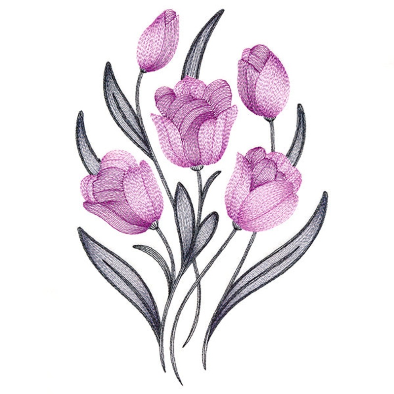 Terrific Tulips Bouquet|10.07″ x 6.81″ / 255.83mm x 173.09mm|8.7″ x 5.88″ / 220.89mm x 149.47mm|7.8″ x 5.28″ / 198.12mm x 134.03mm|6.85″ x 4.63″ / 173.99mm x 117.68mm|All Sizes