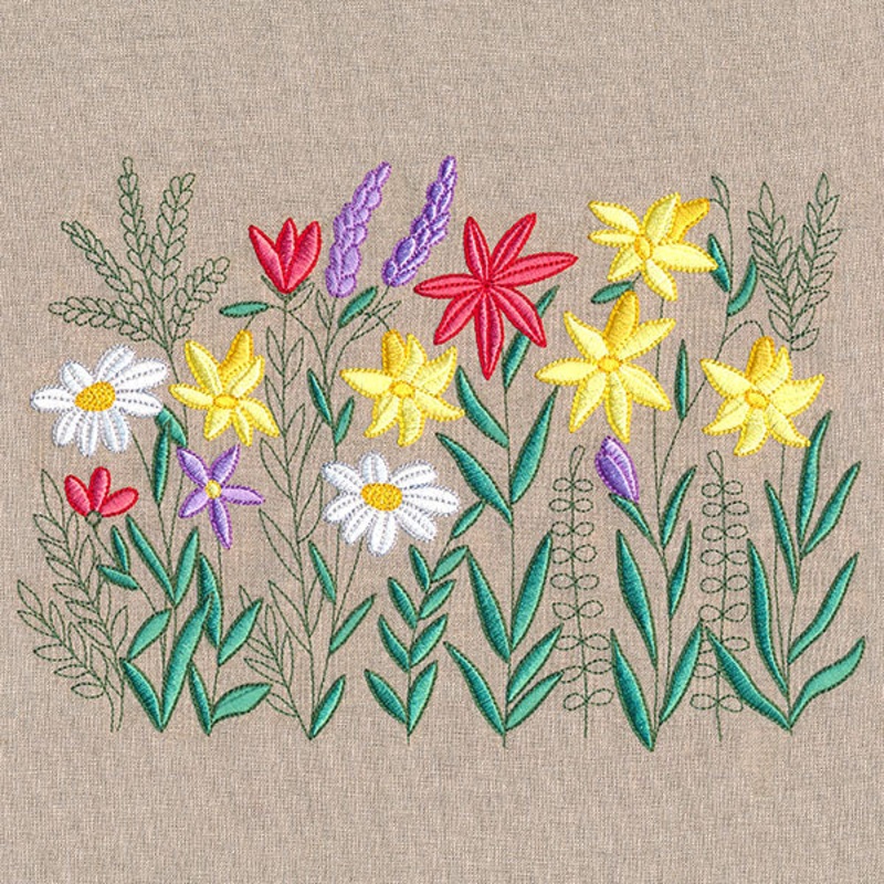 Cheerful Wildflower Border|6.84″ x 9.66″ / 173.74mm x 245.36mm|5.52″ x 7.79″ / 140.19mm x 197.87mm|4.84″ x 6.83″ / 122.97mm x 173.55mm|2.76″ x 3.89″ / 70.09mm x 98.91mm|All Sizes