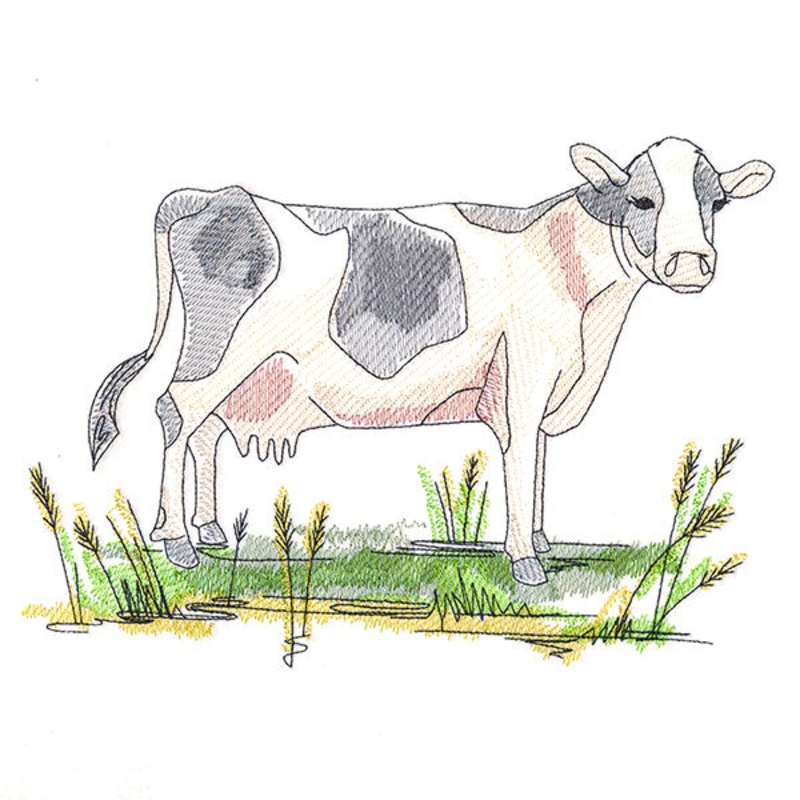 Classic Country Cow|6.85″ x 9.17″ / 173.95mm x 232.88mm|5.85″ x 7.83″ / 148.55mm x 198.89mm|4.85″ x 6.49″ / 123.16mm x 164.91mm|All Sizes