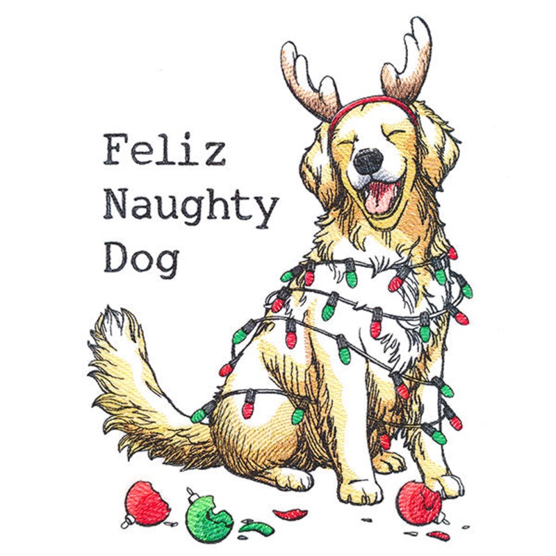 Feliz Naughty Dog|9.29″ x 6.85″ / 236.03mm x 174.11mm|7.8″ x 5.75″ / 198.05mm x 146.15mm|6.58″ x 4.85″ / 167.12mm x 123.31mm|All Sizes
