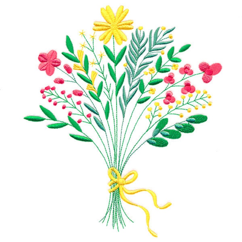 Summer Delights Bouquet|8.02″ x 6.9″ / 203.62mm x 175.24mm|7.11″ x 6.12″ / 180.56mm x 155.38mm|6.32″ x 5.44″ / 160.58mm x 138.21mm|5.65″ x 4.86″ / 143.39mm x 123.42mm|All Sizes