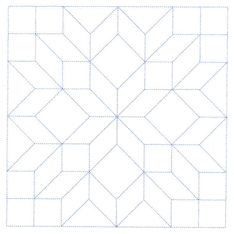 Traditional Quilting – Carpenter’s Star (Double Run)