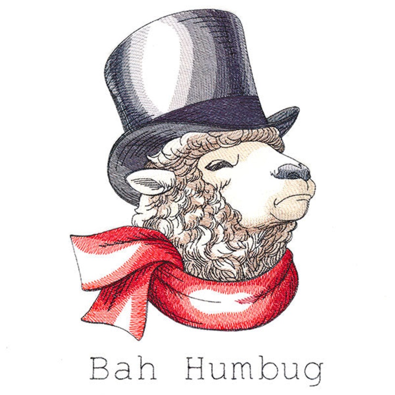 Bah Humbug|10.13″ x 6.85″ / 257.3mm x 173.99mm|8.65″ x 5.85″ / 219.71mm x 148.59mm|7.8″ x 5.28″ / 198.12mm x 134.11mm|6.85″ x 4.63″ / 173.99mm x 117.6mm|All Sizes