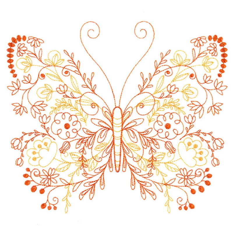 Budding Doodles Butterfly|6.83″ x 7.8″ / 173.59mm x 198.08mm|5.85″ x 6.68″ / 148.58mm x 169.55mm|4.85″ x 5.53″ / 123.18mm x 140.56mm|All Sizes