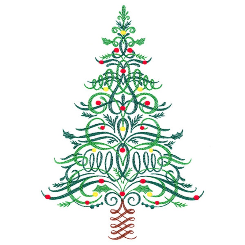 Calligraphic Christmas Tree|9.77″ x 6.85″ / 248.06mm x 173.99mm|7.8″ x 5.47″ / 198.11mm x 138.94mm|6.85″ x 4.8″ / 173.98mm x 122.02mm|All Sizes