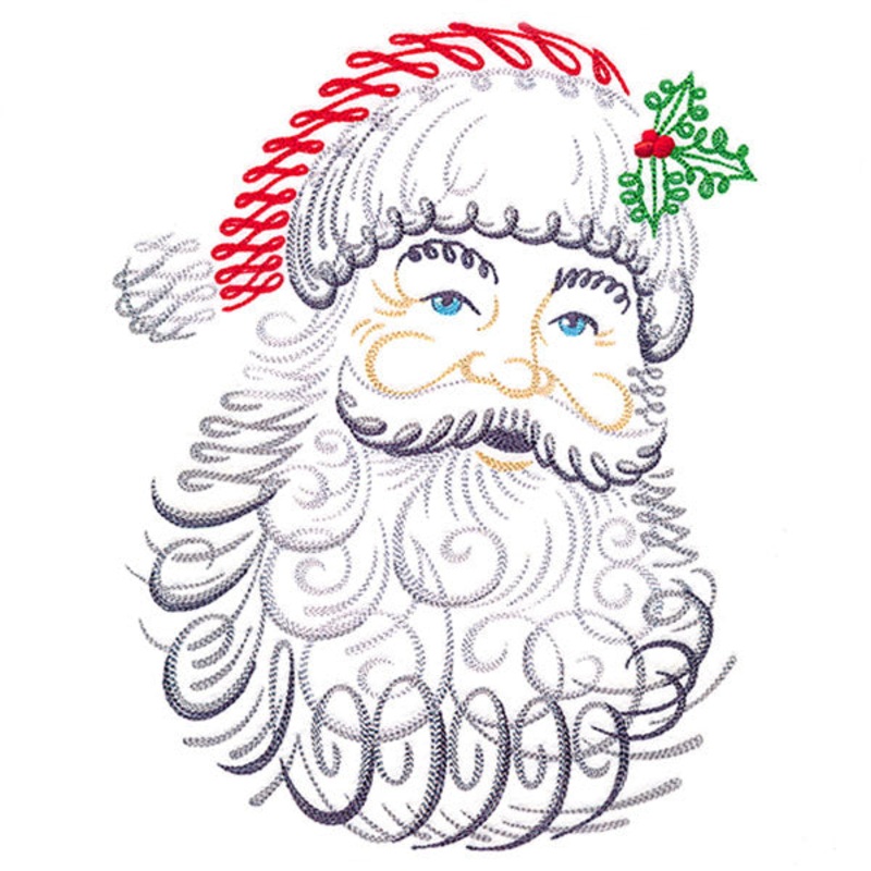 Calligraphic Santa Claus|8.7″ x 6.85″ / 220.98mm x 173.99mm|7.43″ x 5.85″ / 188.62mm x 148.59mm|6.16″ x 4.85″ / 156.38mm x 123.19mm|All Sizes
