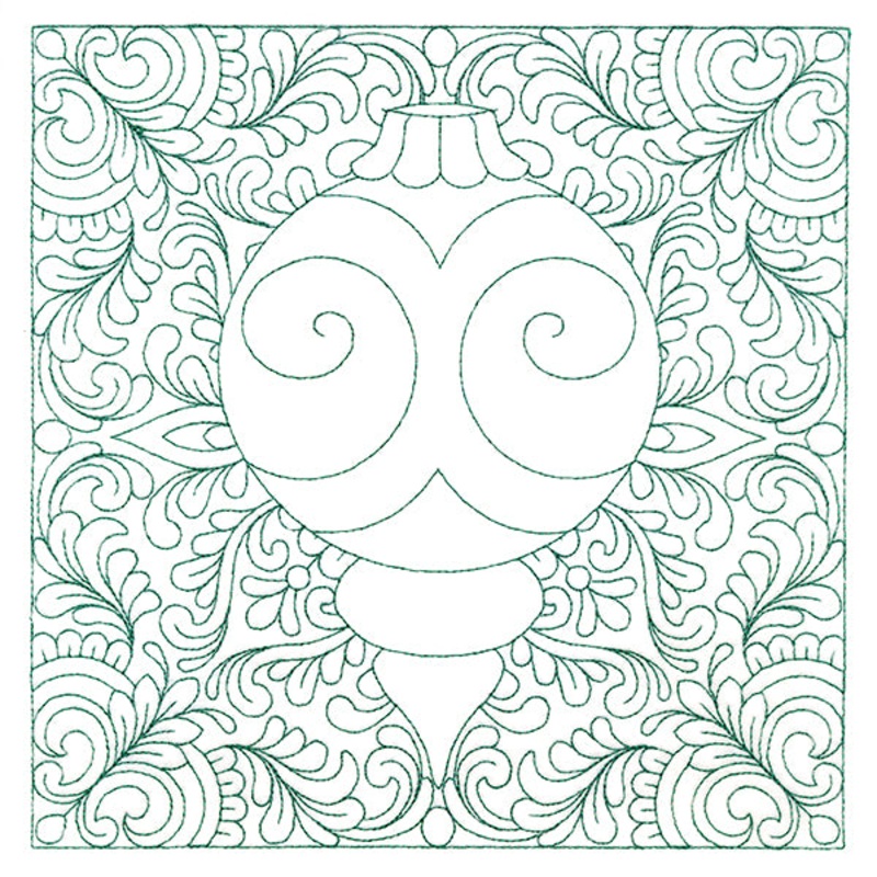 Christmas Charms Quilting Square – Ornament (Double Run)