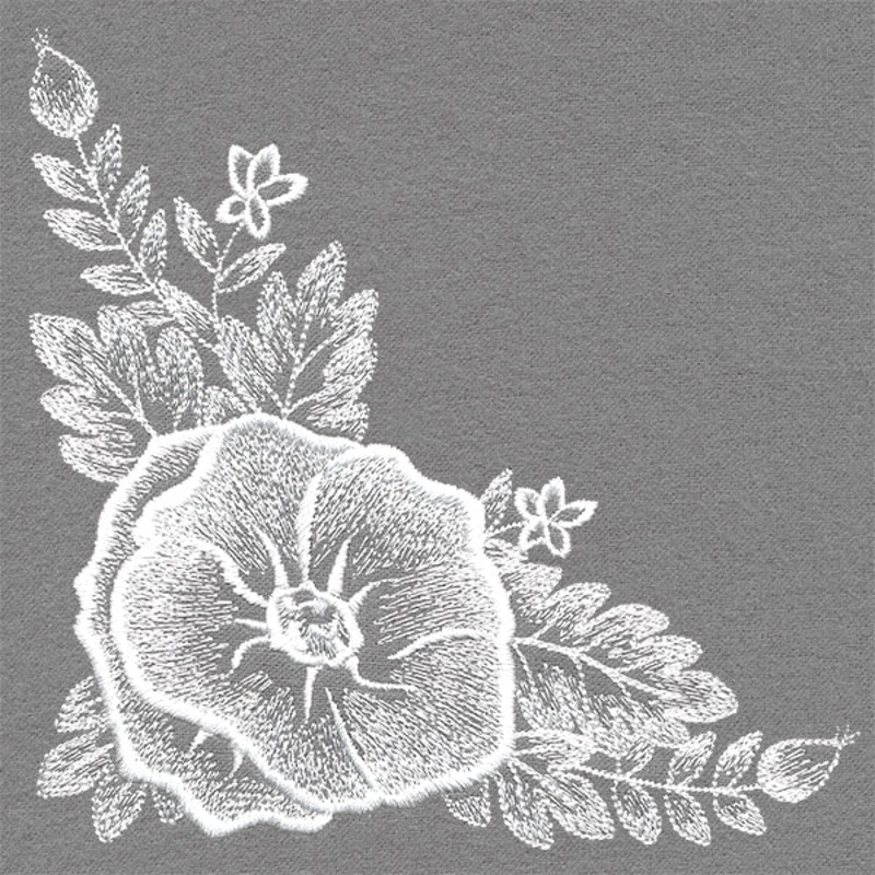 Elegance in Bloom Corner|5.85″ x 5.85″ / 148.59mm x 148.59mm|4.85″ x 4.86″ / 123.19mm x 123.44mm|3.85″ x 3.86″ / 97.79mm x 98.04mm|All Sizes