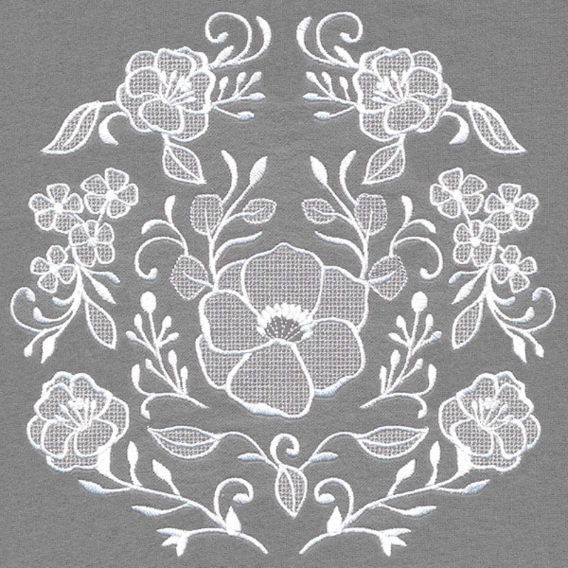 Exquisite Blooms Feature|7.74″ x 7.8″ / 196.6mm x 198.12mm|6.9″ x 6.95″ / 175.26mm x 176.65mm|5.86″ x 5.91″ / 148.84mm x 150.03mm|4.86″ x 4.9″ / 123.45mm x 124.44mm|All Sizes