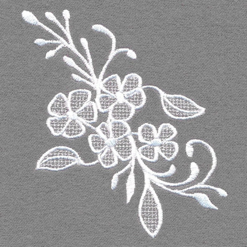 Exquisite Blooms Spray|3.86″ x 3.43″ / 98.04mm x 87.12mm|3″ x 2.67″ / 76.24mm x 67.76mm|2″ x 1.78″ / 50.84mm x 45.15mm|All Sizes