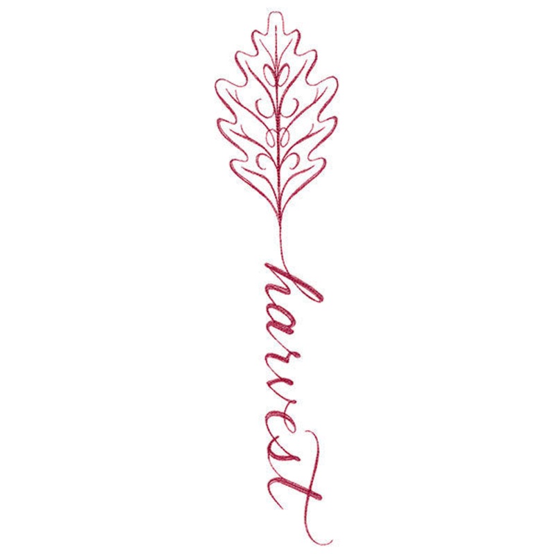 Fall Leaves Calligraphy – Harvest