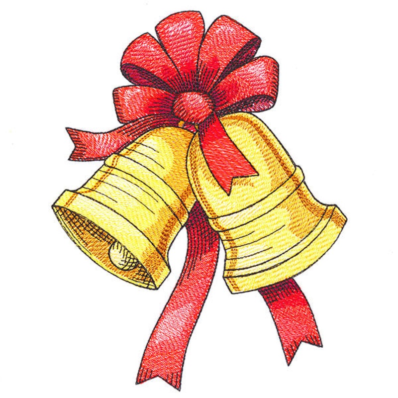 Sweet Bells Gift Bag Accent|7.45″ x 5.85″ / 189.23mm x 148.59mm|6.19″ x 4.85″ / 157.13mm x 123.19mm|3.91″ x 3.06″ / 99.24mm x 77.77mm|All Sizes