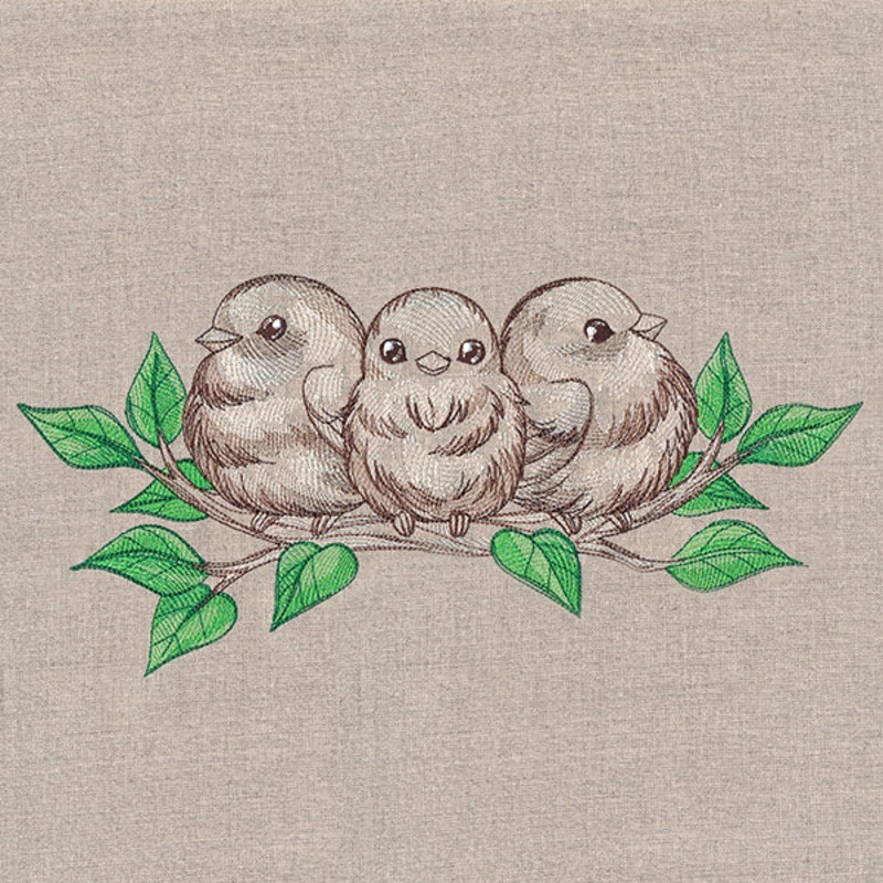 Sweet Tweets Trio|5.58″ x 11.75″ / 141.73mm x 298.45mm|4.46″ x 9.4″ / 113.36mm x 238.76mm|3.7″ x 7.8″ / 94.06mm x 198.12mm|3.25″ x 6.85″ / 82.62mm x 173.99mm|All Sizes