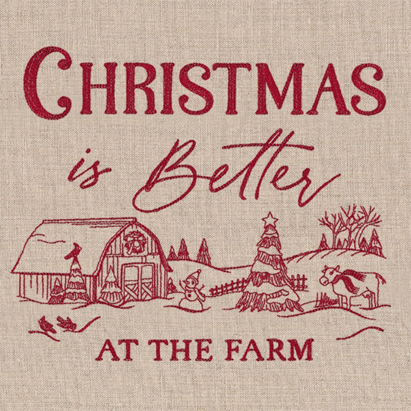 Christmas Is Better On The Farm Market Sign