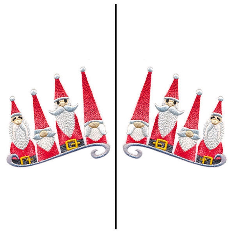 Fa-la-la Festive Santa Mask Motif