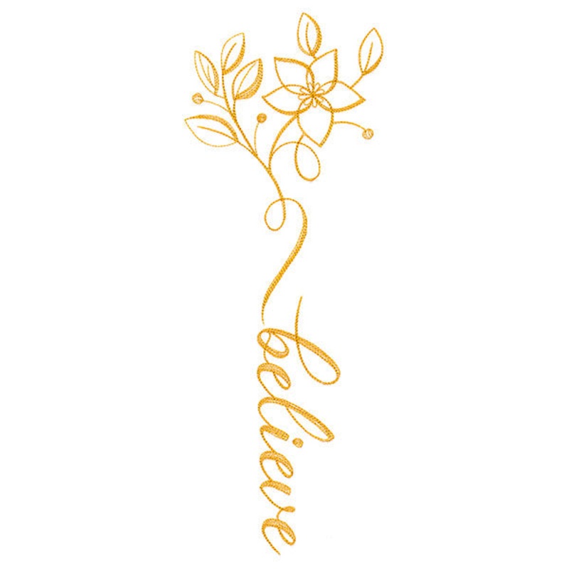 Festive Flourishes Calligraphy – Believe