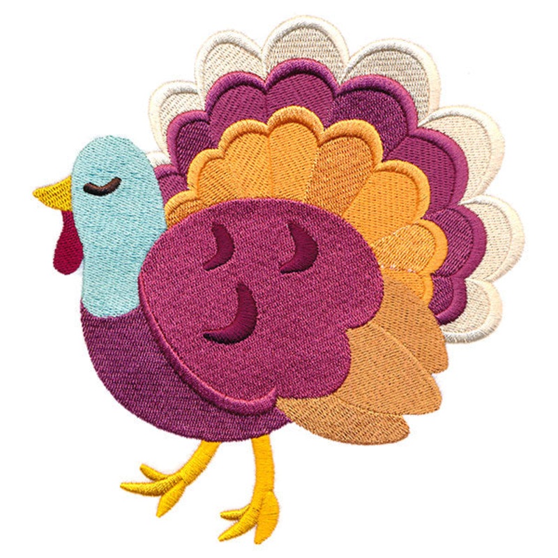Turkey Trot|6.25″ x 5.84″ / 158.75mm x 148.34mm|5.21″ x 4.87″ / 132.33mm x 123.7mm|3.89″ x 3.63″ / 98.81mm x 92.2mm|All Sizes