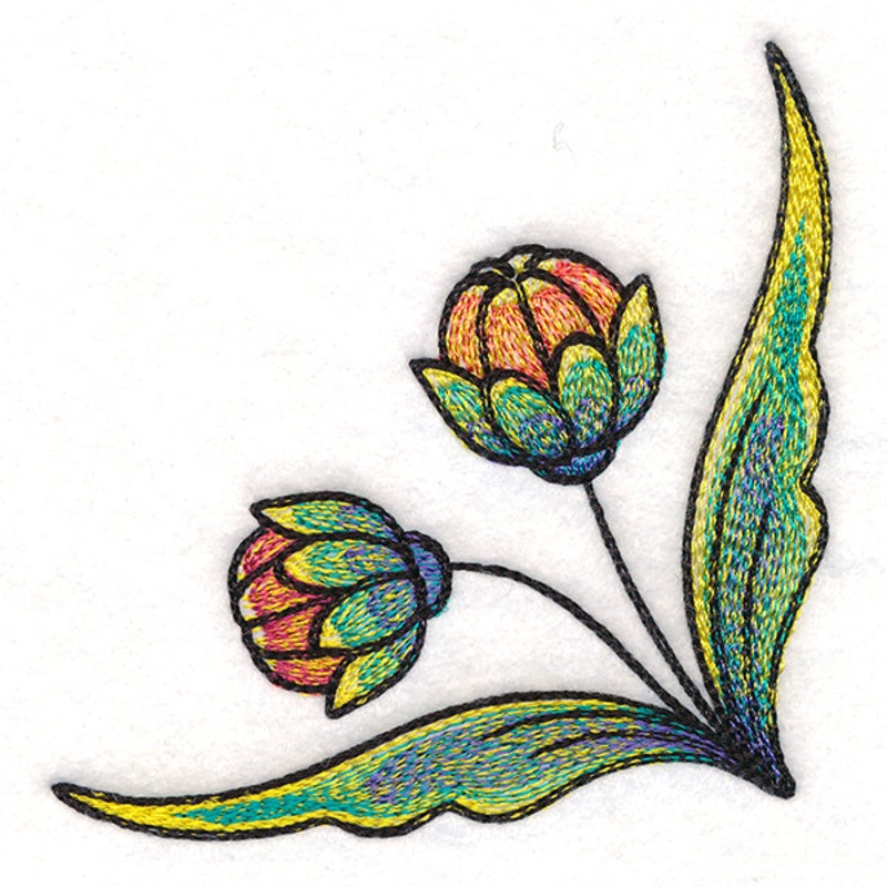 Color Theory Gerbera Daisy Corner 2