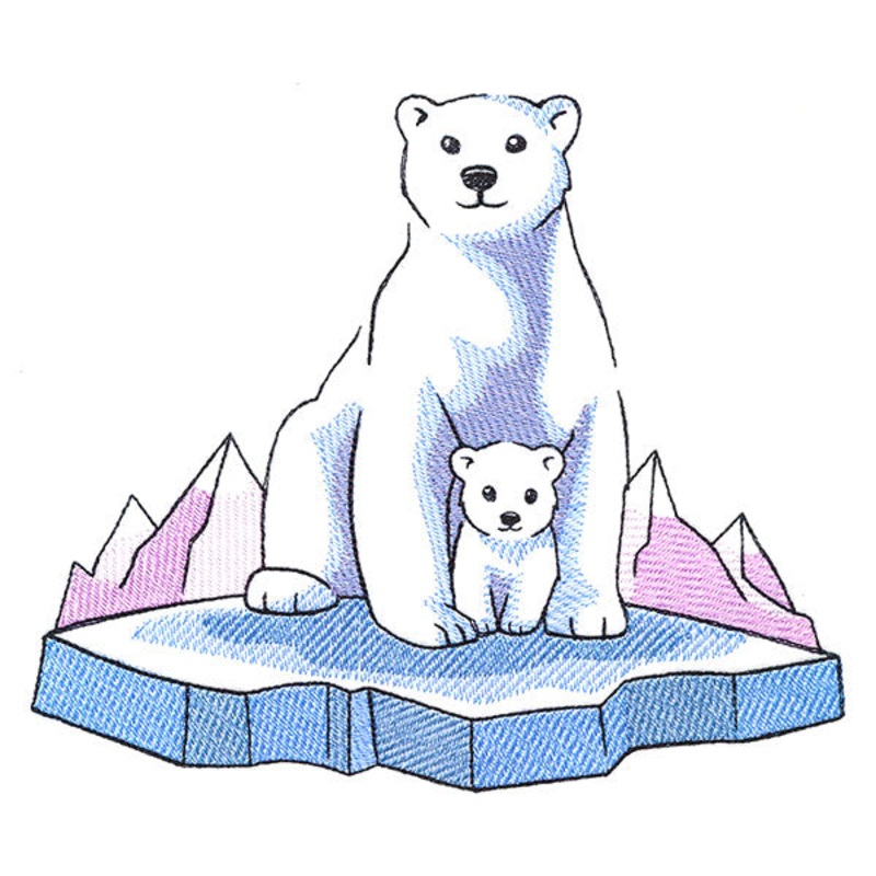 Cozy Arctic Polar Bears|6.63″ x 7.8″ / 168.4mm x 198.12mm|5.86″ x 6.9″ / 148.93mm x 175.33mm|4.85″ x 5.71″ / 123.31mm x 145.13mm|All Sizes