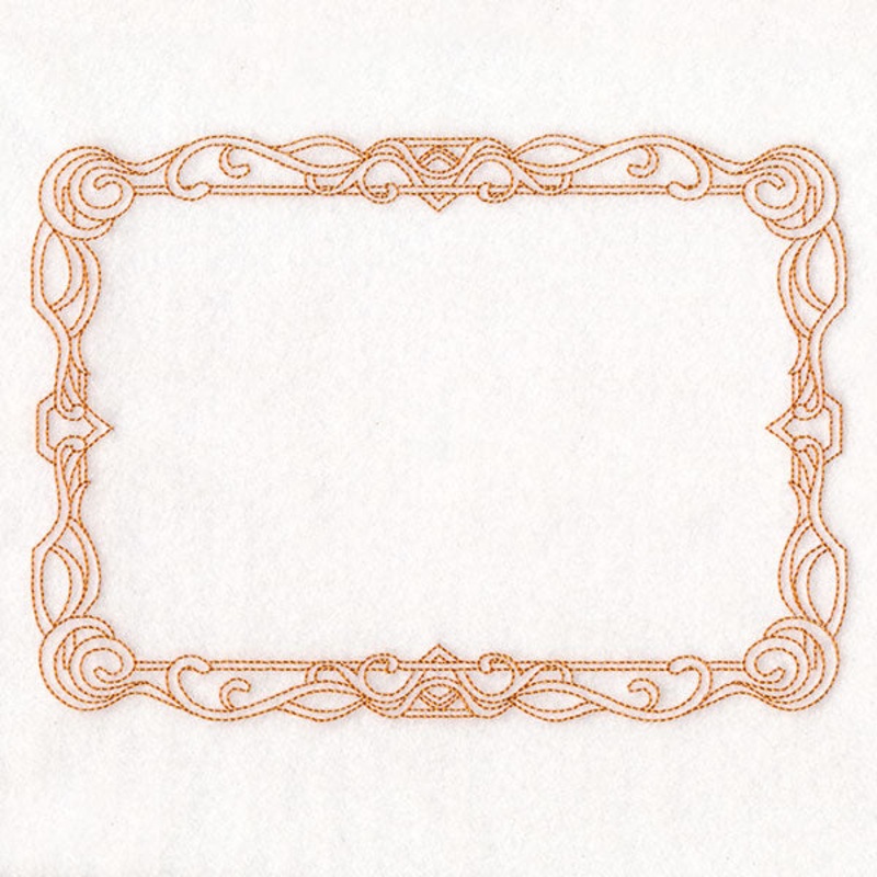 Fancy & Decorative Quilt Frame 5