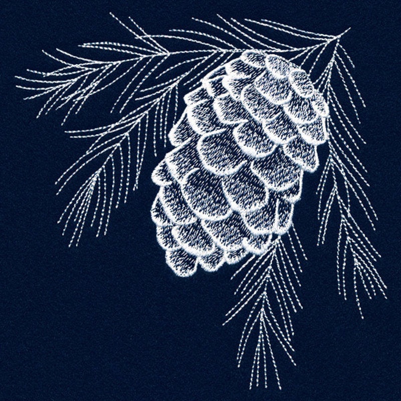 Frosted Pinecone Corner|5.85″ x 5.99″ / 148.59mm x 152.15mm|4.85″ x 4.97″ / 123.19mm x 126.12mm|3.76″ x 3.85″ / 95.49mm x 97.77mm|All Sizes