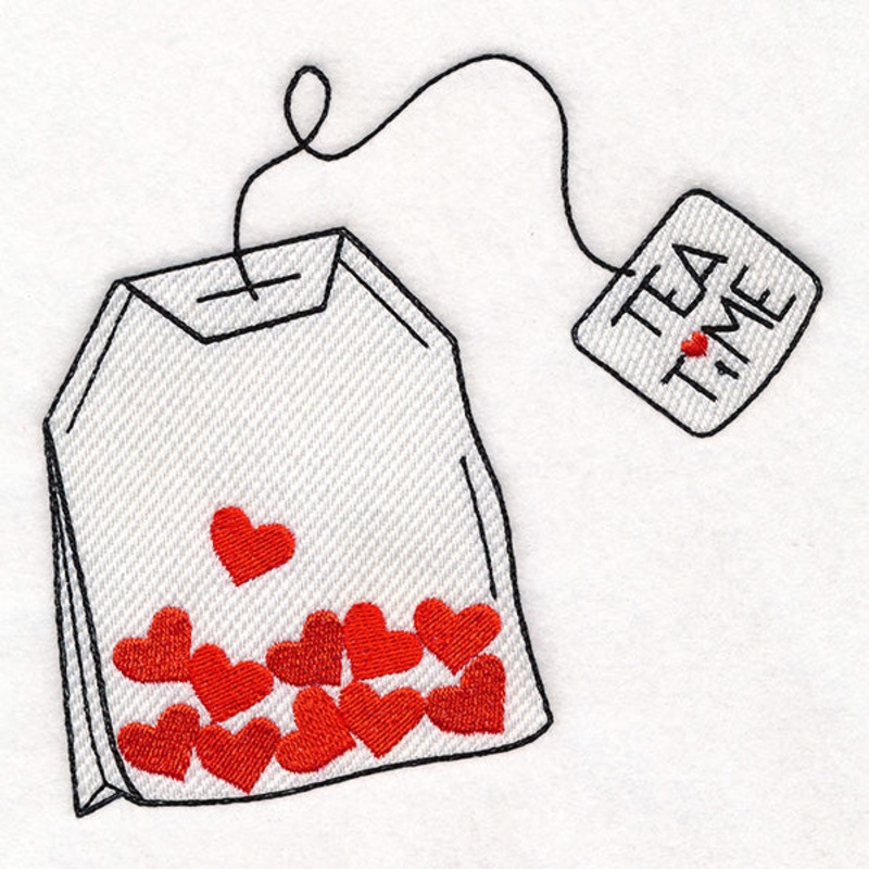 Tea Time With Love|5.9″ x 5.85″ / 149.95mm x 148.57mm|4.89″ x 4.85″ / 124.29mm x 123.1mm|3.85″ x 3.81″ / 97.75mm x 96.83mm|All Sizes