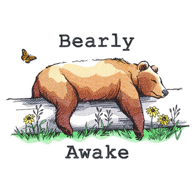 Bearly Awake|6.85″ x 9.98″ / 173.96mm x 253.54mm|5.85″ x 8.52″ / 148.58mm x 216.53mm|5.3″ x 7.72″ / 134.59mm x 196.18mm|4.7″ x 6.85″ / 119.37mm x 173.99mm|All Sizes