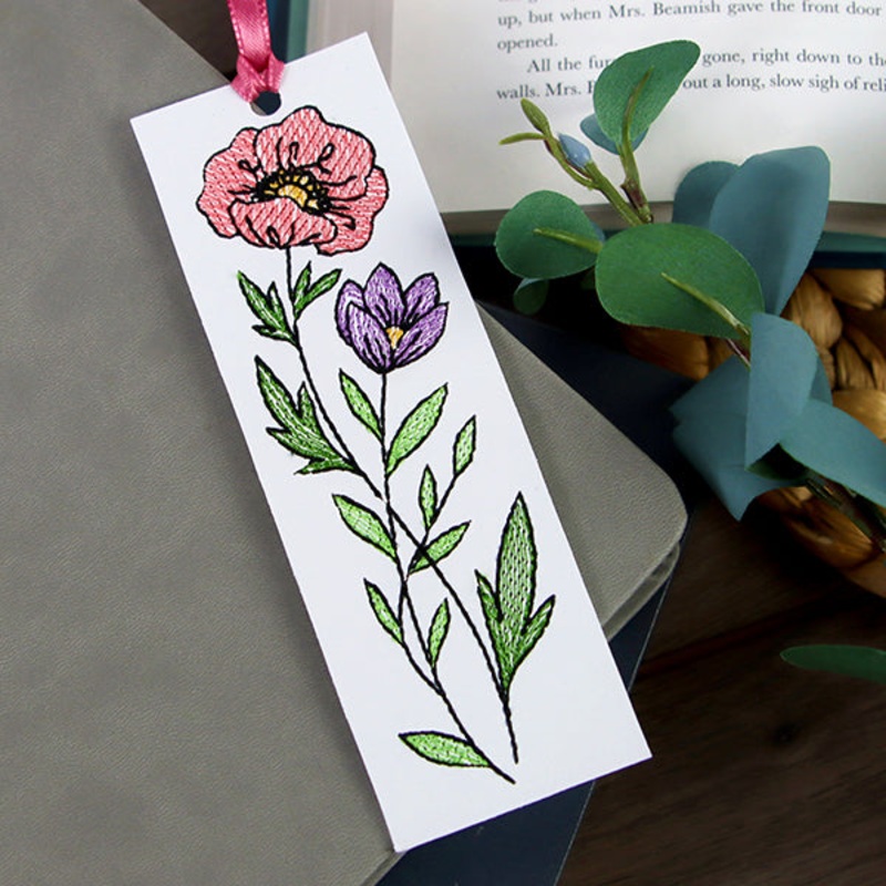 Blossoming Bookmark (Cardstock)