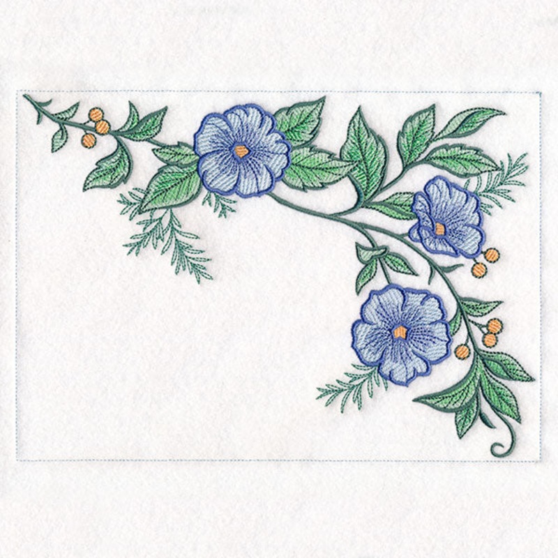 Bluebird & Morning Glory Corner 3