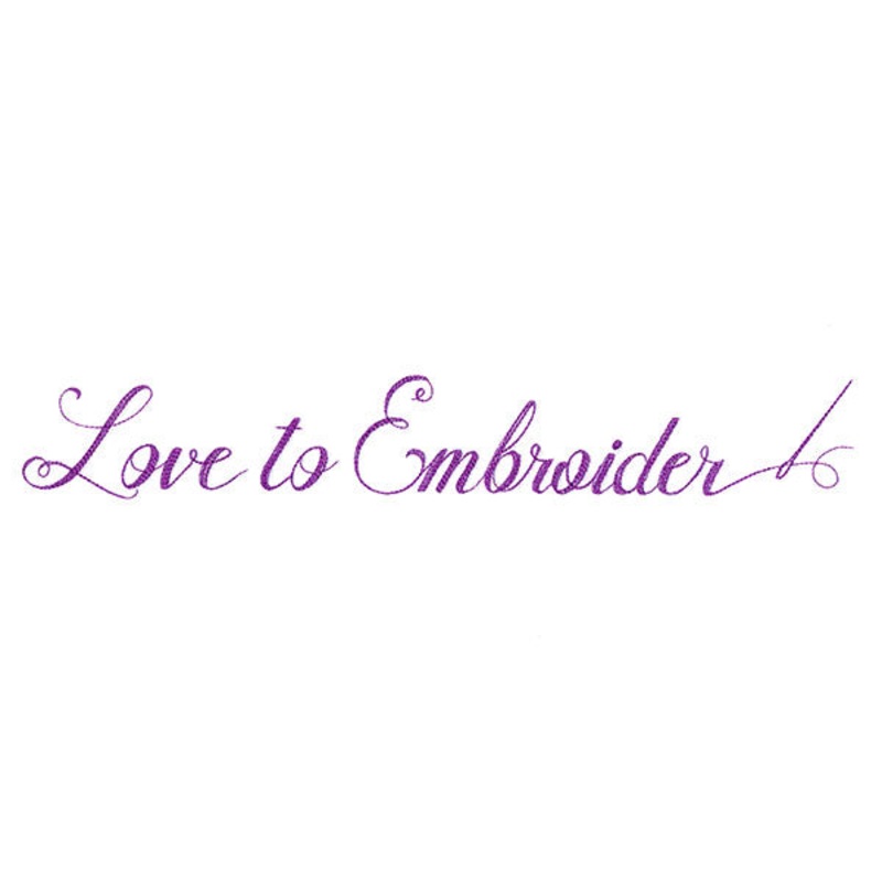 Crafty Calligraphy – Love to Embroider