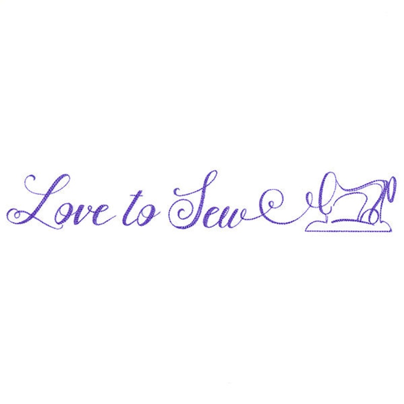 Crafty Calligraphy – Love to Sew