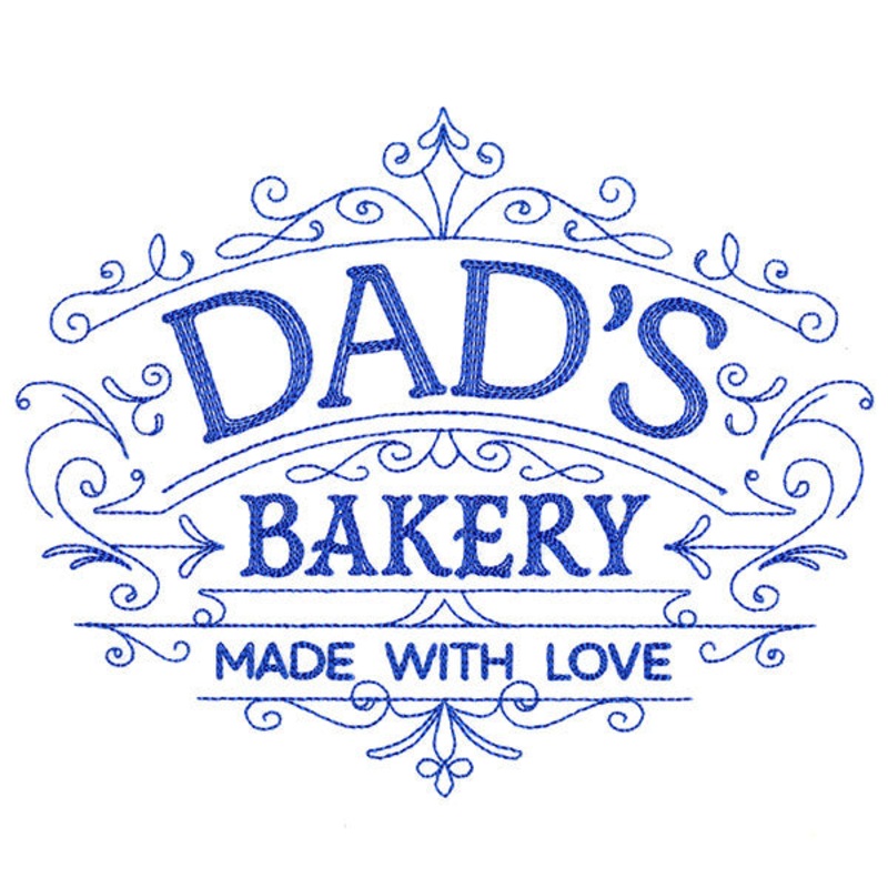 Dad’s Bakery Sign|6.85″ x 8.44″ / 173.99mm x 214.38mm|5.87″ x 7.23″ / 149.1mm x 183.64mm|5.33″ x 6.57″ / 135.38mm x 166.88mm|4.85″ x 5.97″ / 123.19mm x 151.64mm|All Sizes