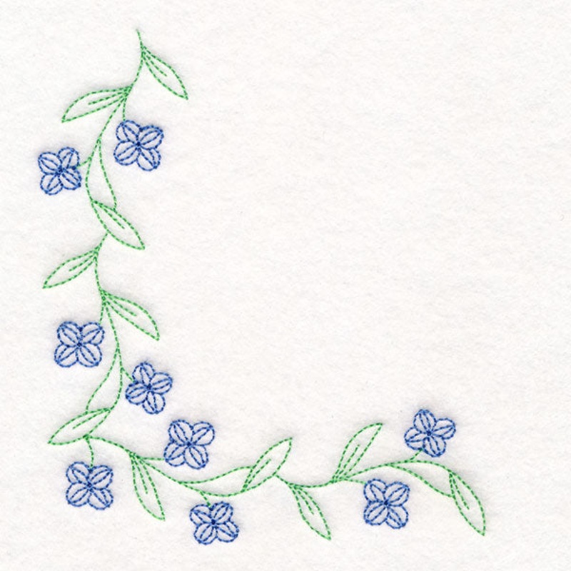 Delicate Spring Corner – Morning Glories