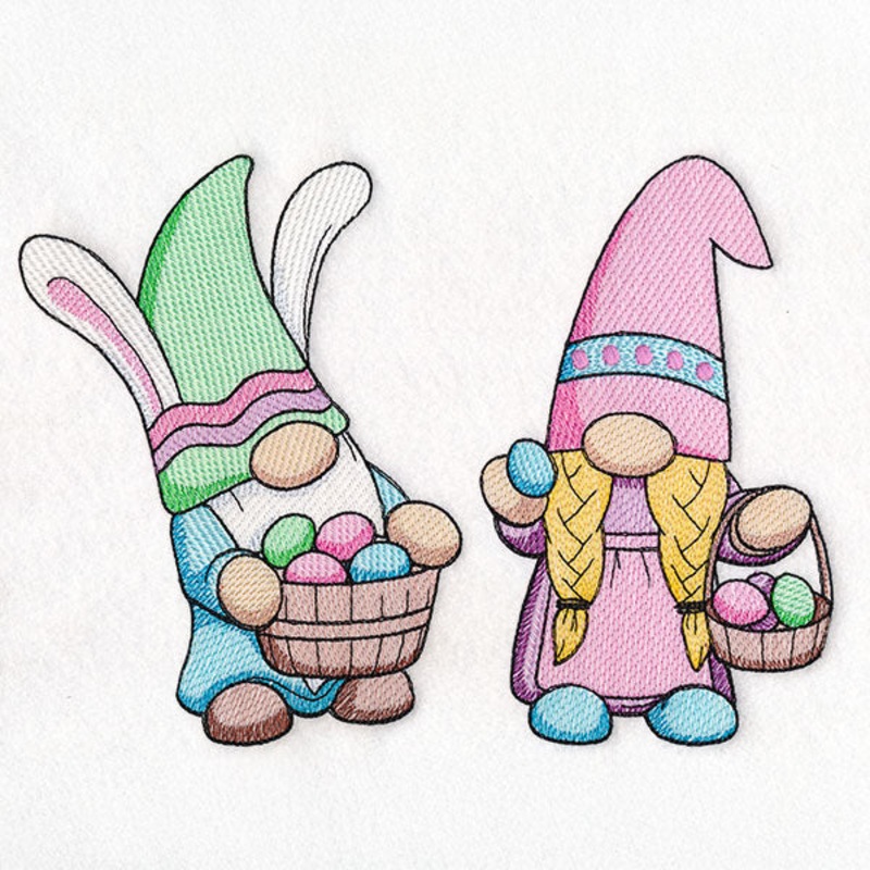 Easter Egg Hunt Gnomes|6.85″ x 9.35″ / 174.04mm x 237.44mm|5.71″ x 7.8″ / 145.02mm x 198.1mm|4.85″ x 6.62″ / 123.19mm x 168.17mm|All Sizes