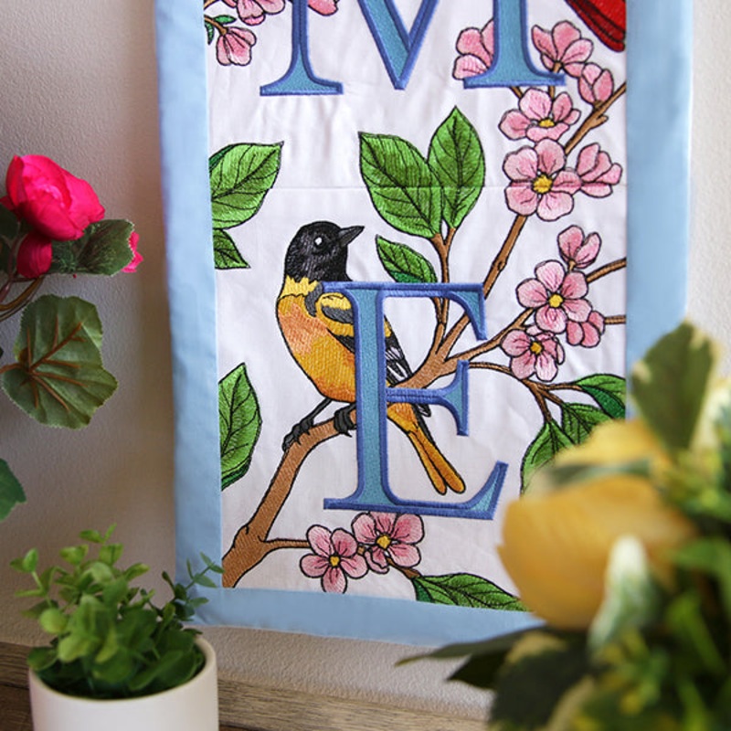Spring Into Home Bird Squares – E