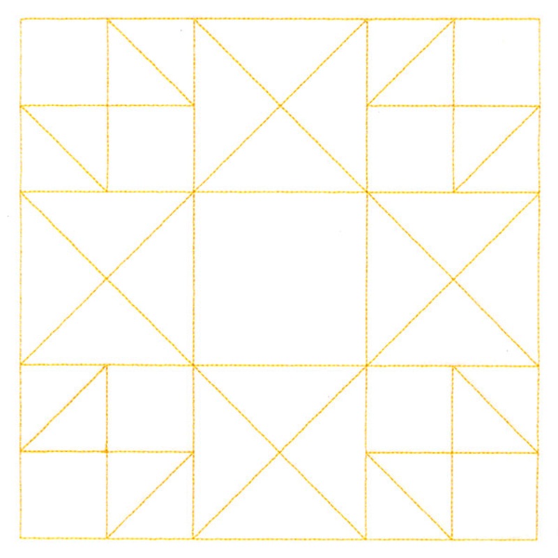 Traditional Quilting II – Crown of Thorns (Double Run)