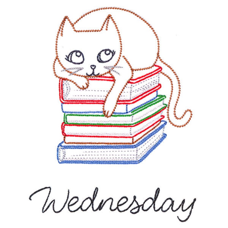 Cottage Kitty on Wednesday (Vintage)