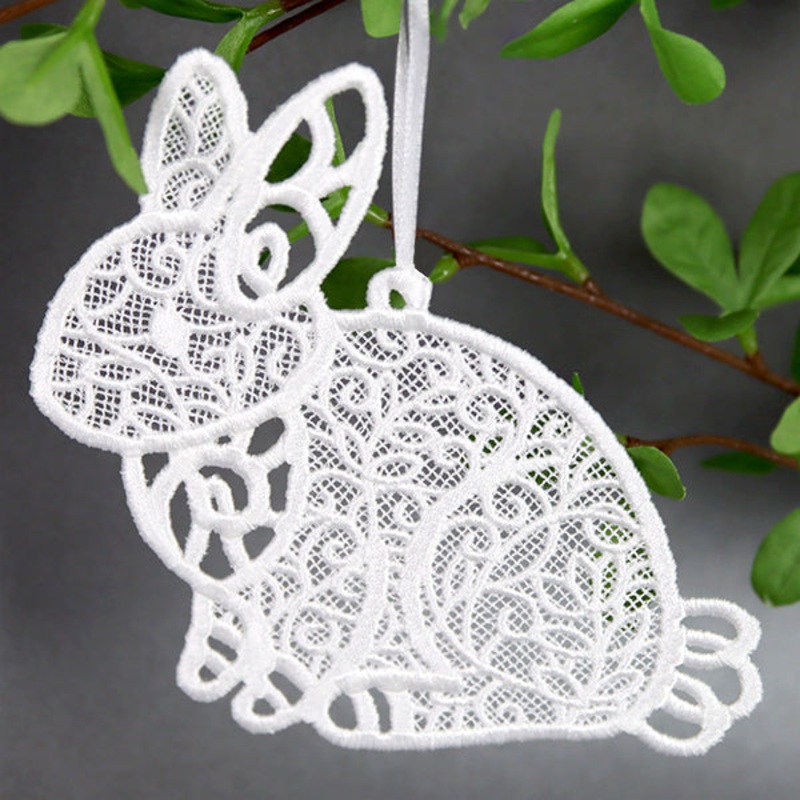 Easter Treasures – Bunny (Lace)