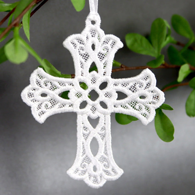 Easter Treasures – Cross (Lace)