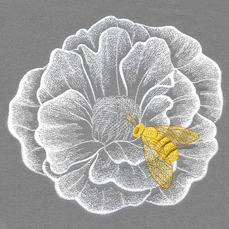 Elegance in Bloom Bee|6.9″ x 7.47″ / 175.26mm x 189.74mm|5.86″ x 6.34″ / 148.91mm x 161.07mm|4.49″ x 4.86″ / 114.03mm x 123.33mm|All Sizes