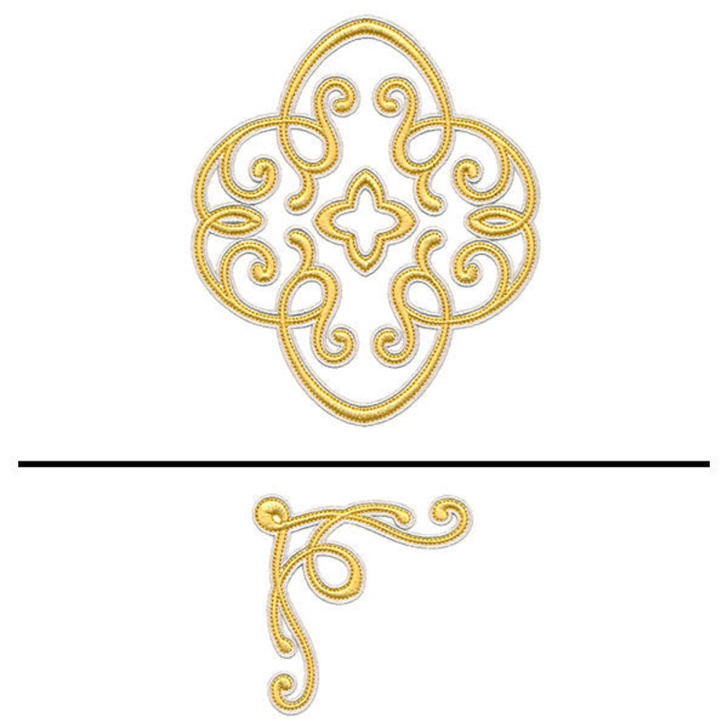 Elegant Swirls Pillow Pair|6.85″ x 5.86″ / 173.99mm x 148.84mm|5.66″ x 4.84″ / 143.82mm x 123.06mm|3.88″ x 3.32″ / 98.63mm x 84.38mm|All Sizes