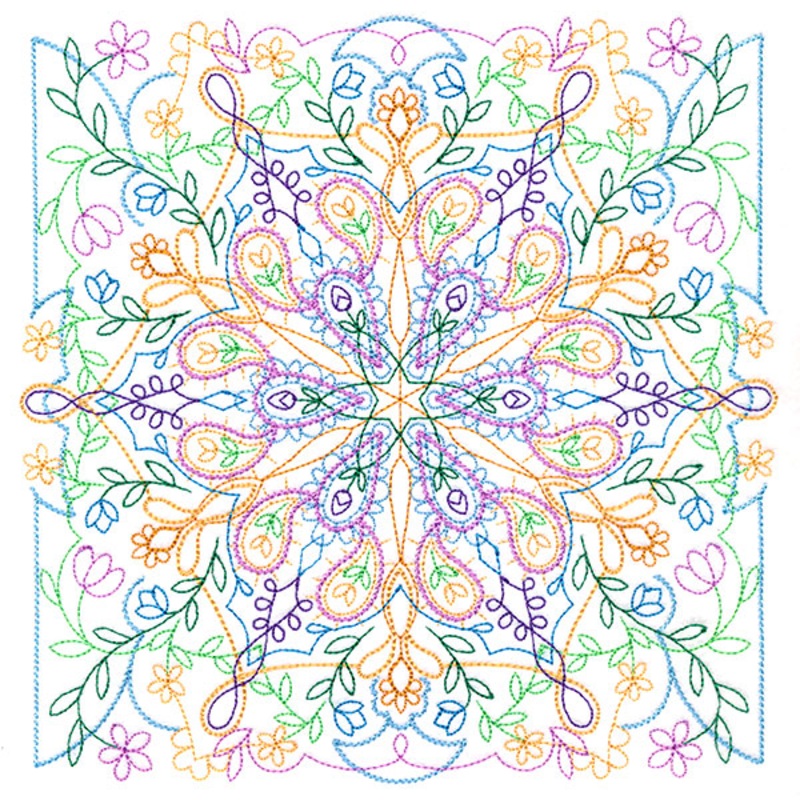 Floral Kaleidoscope 4|7.8″ x 7.8″ / 198.19mm x 198.15mm|6.9″ x 6.9″ / 175.36mm x 175.23mm|5.9″ x 5.9″ / 149.98mm x 149.77mm|4.9″ x 4.89″ / 124.58mm x 124.26mm|All Sizes