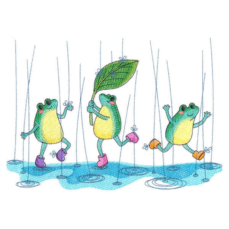Splish Splash Frogs|6.86″ x 9.62″ / 174.13mm x 244.22mm|5.56″ x 7.79″ / 141.19mm x 197.97mm|4.85″ x 6.8″ / 123.27mm x 172.79mm|All Sizes