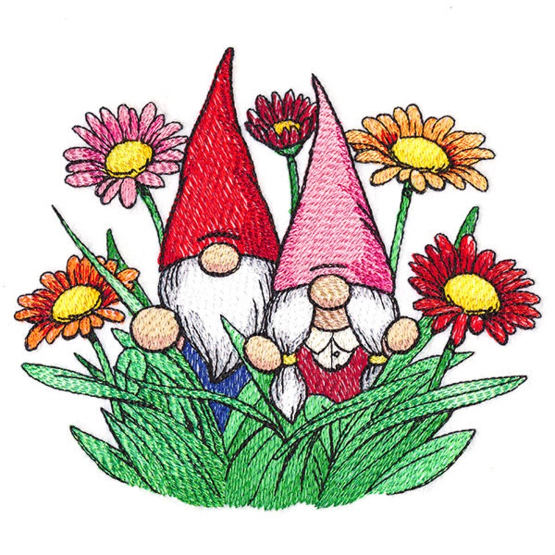 Sweet Daisy Gnomes|4.86″ x 5.45″ / 123.38mm x 138.37mm|6.89″ x 7.72″ / 174.91mm x 196.19mm|5.84″ x 6.55″ / 148.31mm x 166.35mm|All Sizes